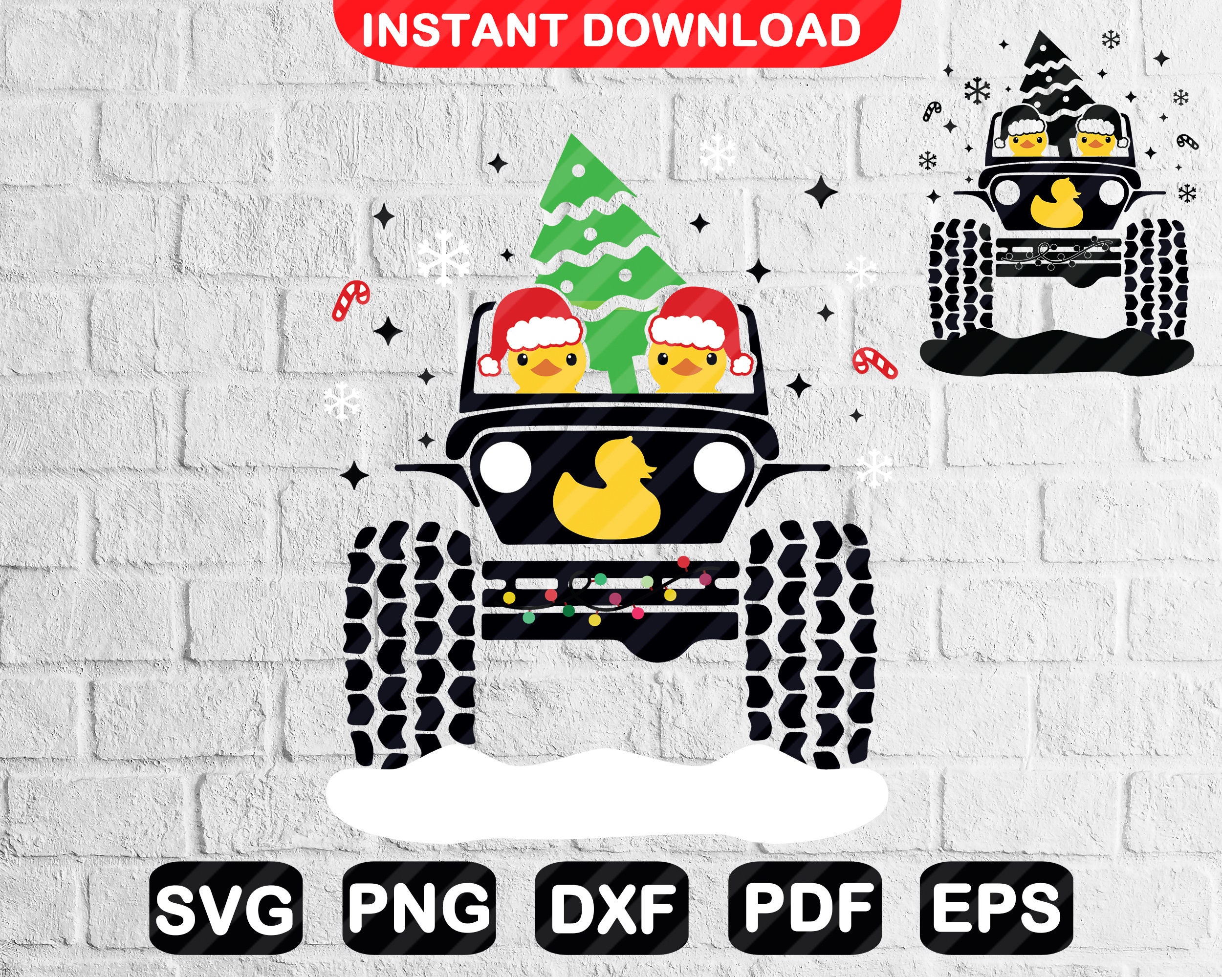 Duck Duck Jeep Svg