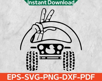 Duck Duck Offroad Svg, 4x4 Svg, Travel Svg, Cricut Files, Cut Files, Sticker, Decal Design, Instant Download Eps,Svg,Png,Dxf,Pdf