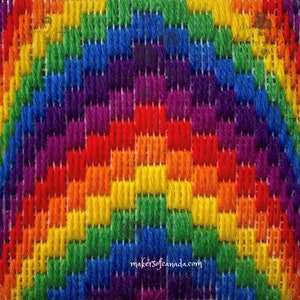 Rainbow ZigZag - by Appletons - Free Shipping!