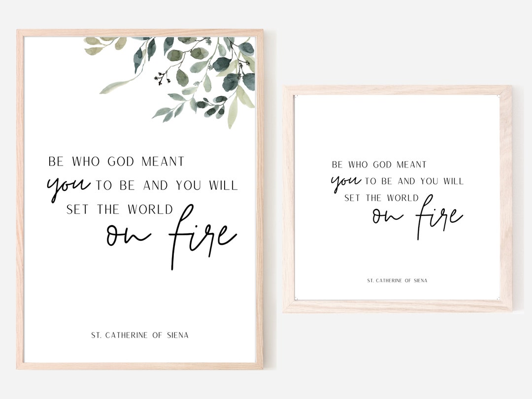 Inspirational Keychain - "Be Who God Meant You To Be" Stainless Steel Faith Jewelry Gift For Graduation, Birthday, Or Encouragement