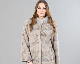 Mink Fur Jacket Mink Fur Jacket Coat Fourrure Manteau Pelzmantel Nerz