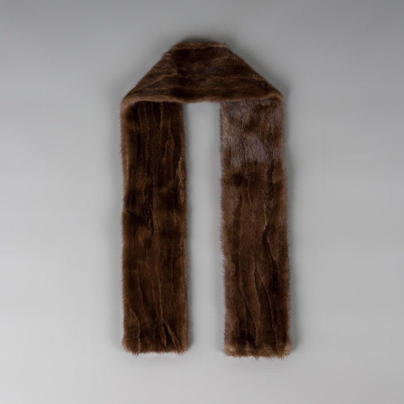mink faux fur shawl