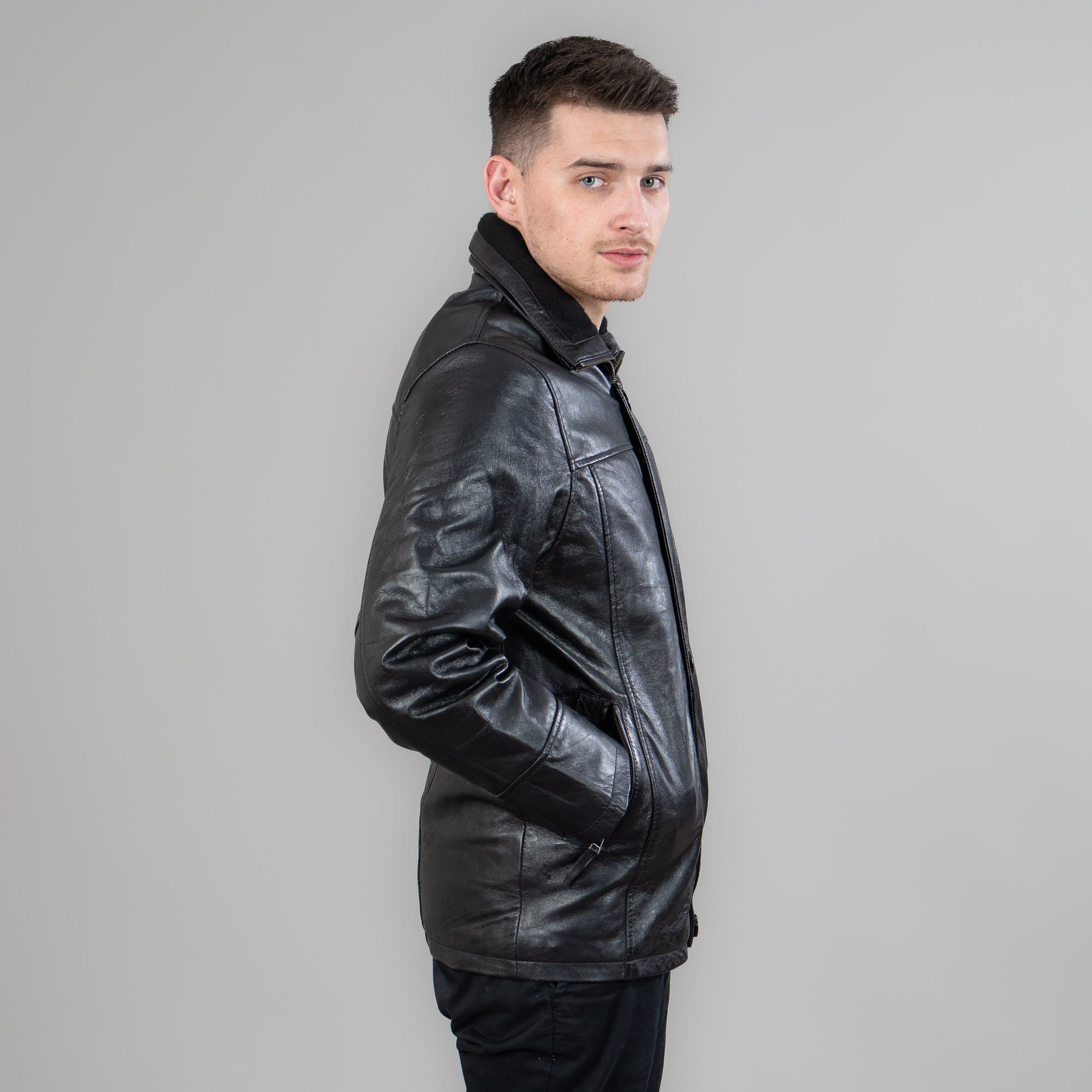 ジャケット・アウター NULLUS DETACHABLE COLLAR LEATHER JACKET Nullus Detachable Collar Leather Jacket - メルカリ
