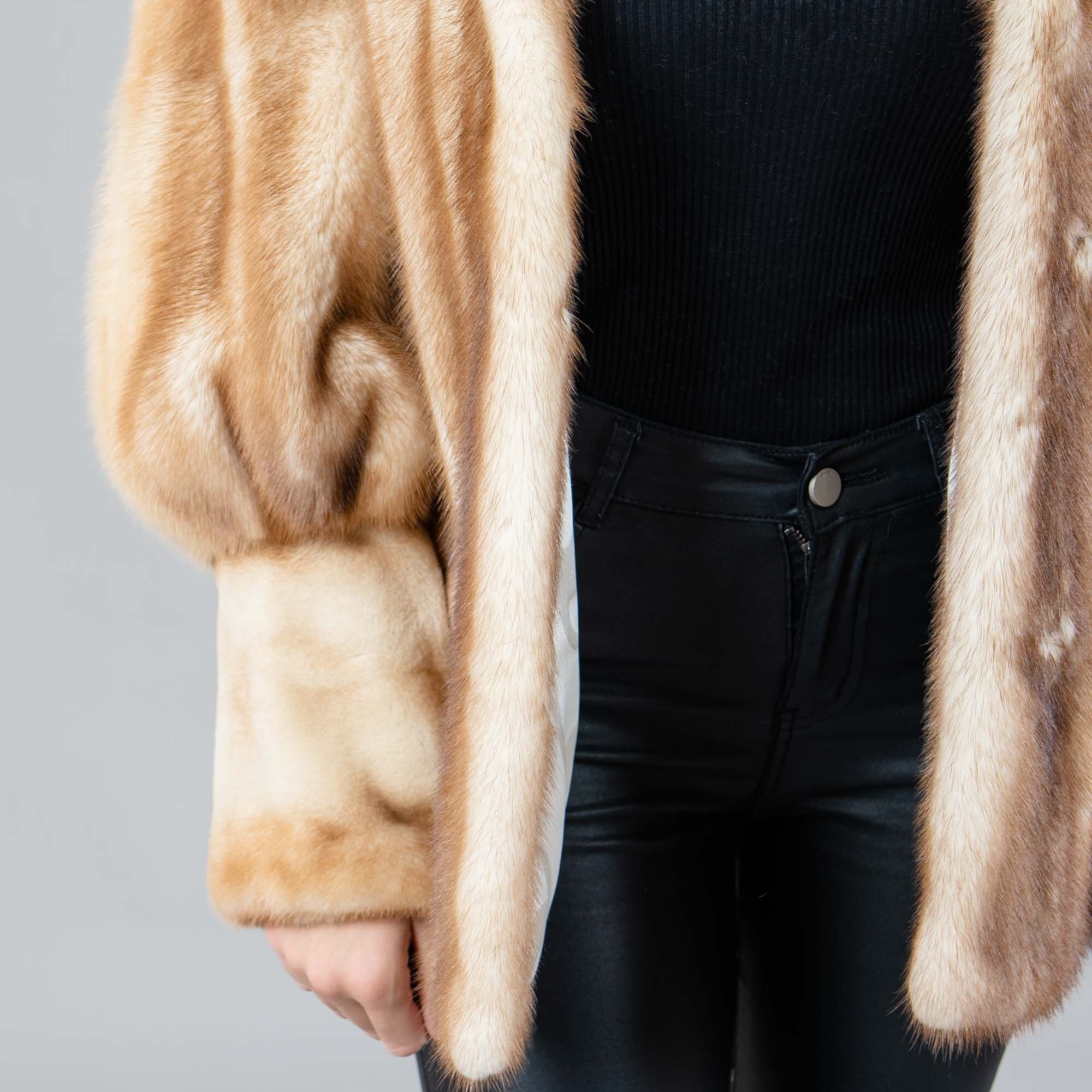 DAIFUR RARE＆ROYAL ミンク MINK ファージャケット ベージュ
