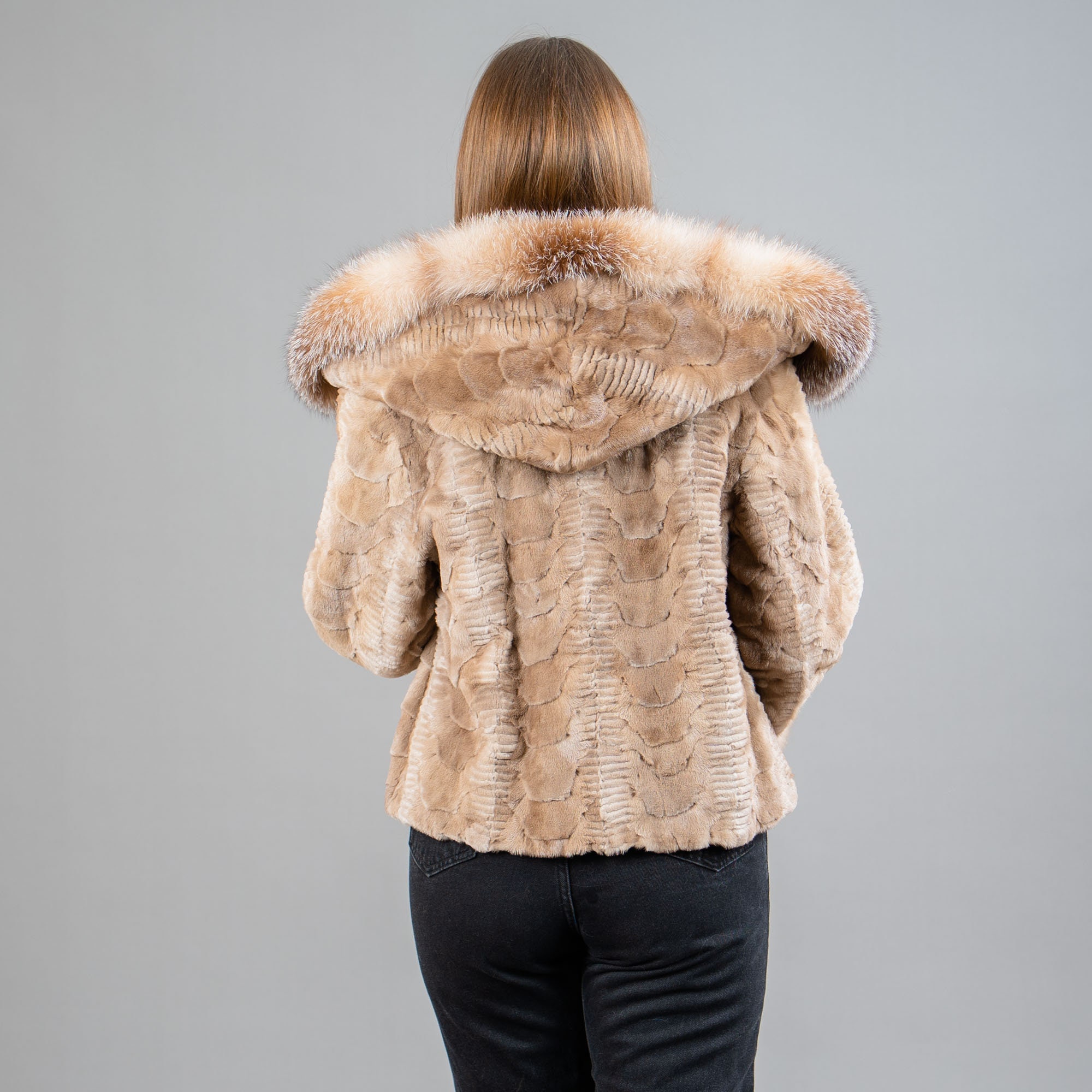DAIFUR RARE＆ROYAL ミンク MINK ファージャケット ベージュ
