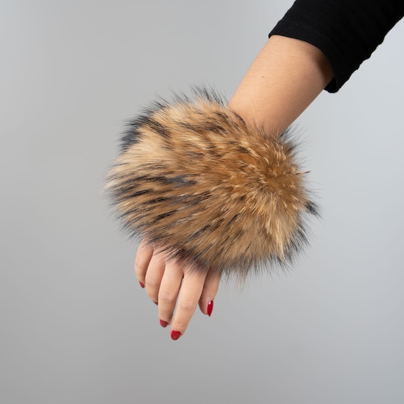 Brown Fur Cuffs -  Canada