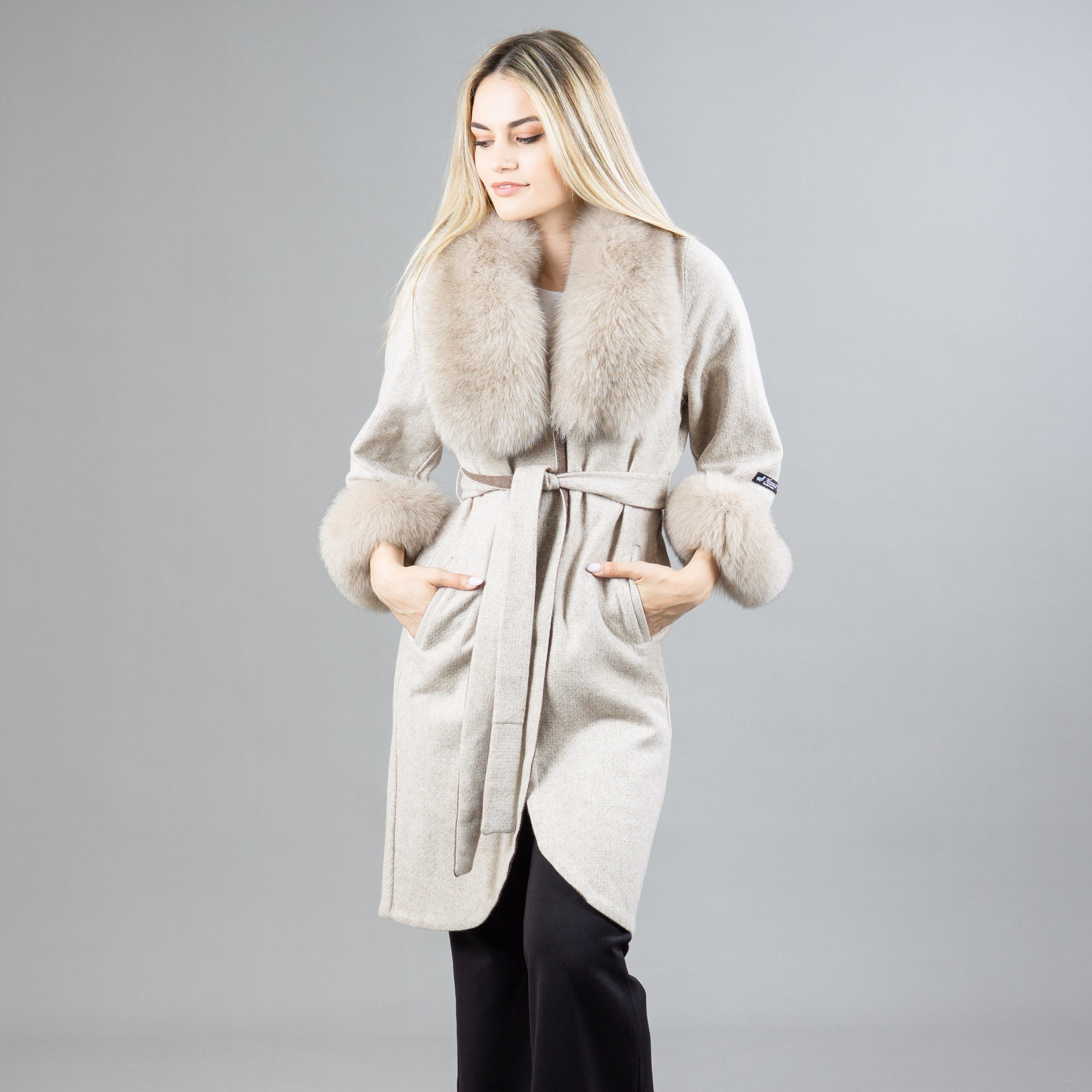 Beige Fur Coat - Etsy