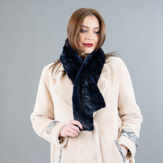 Real mink best sale scarf