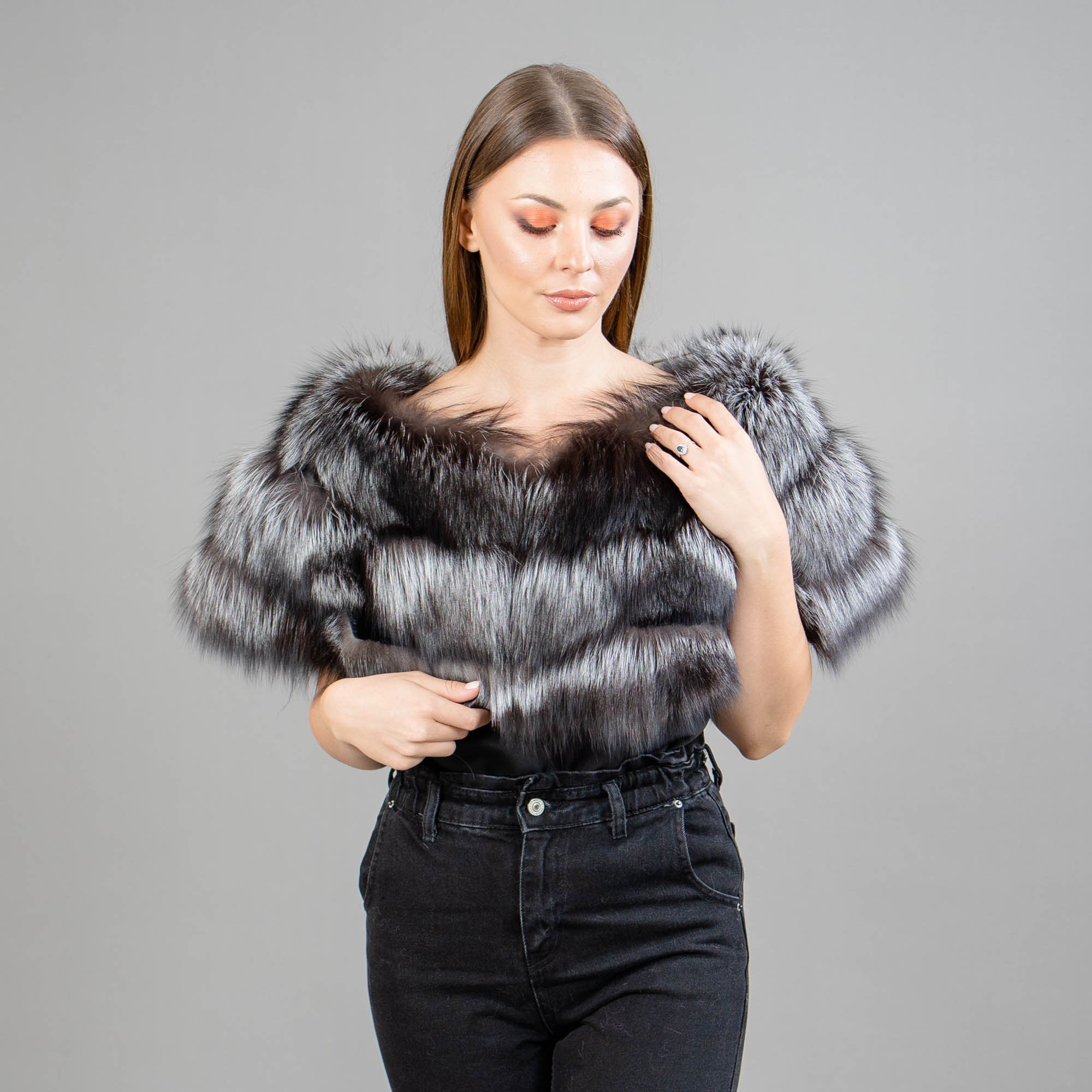 Rabbit fur bolero - Etsy 日本