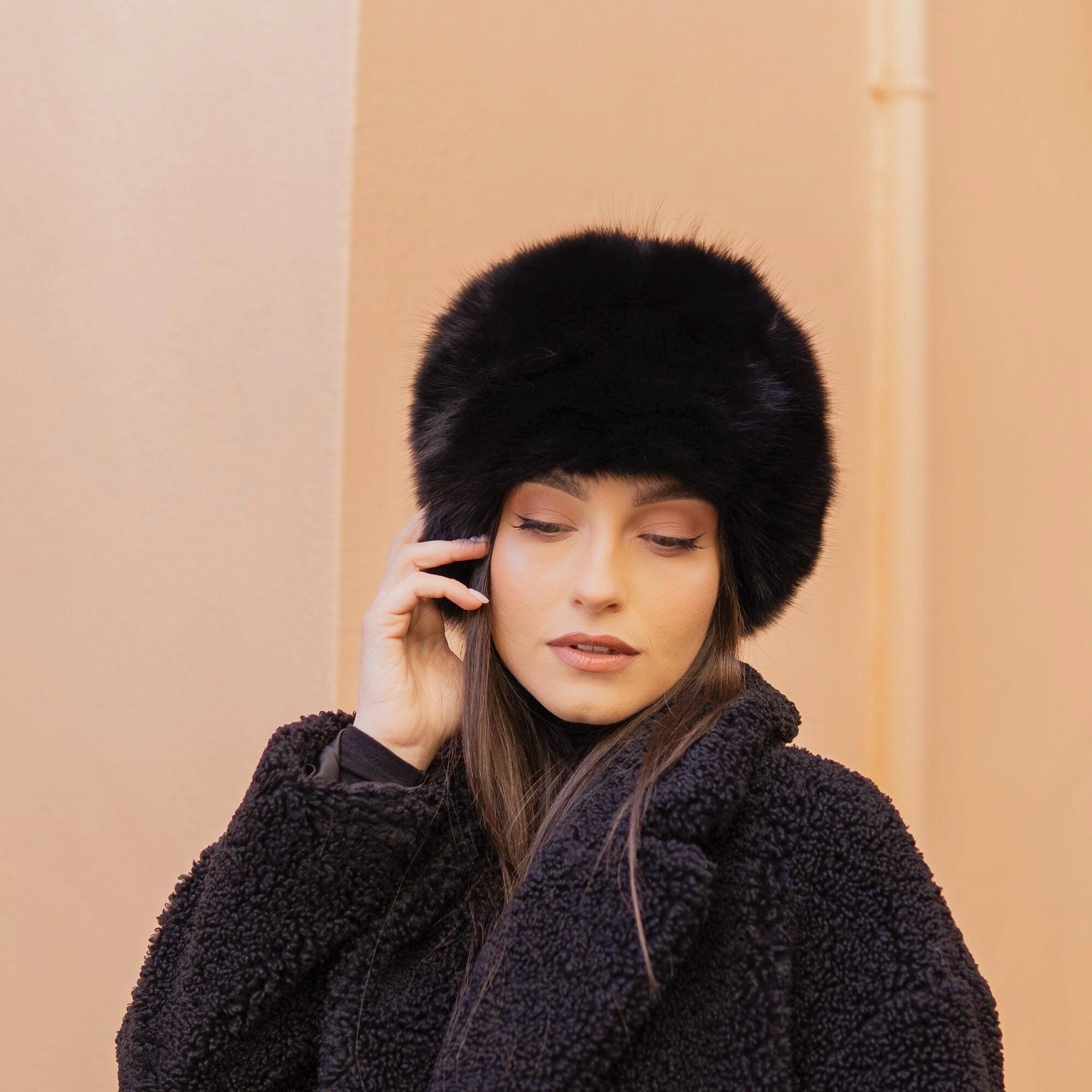Black Fur Ushanka - Etsy Black Fur Ushanka - Etsy
