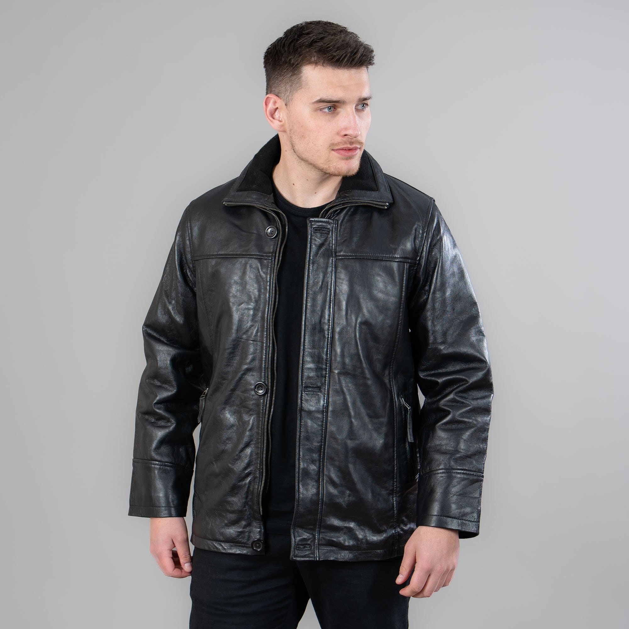 ジャケット・アウター NULLUS DETACHABLE COLLAR LEATHER JACKET Nullus Detachable Collar Leather Jacket - メルカリ