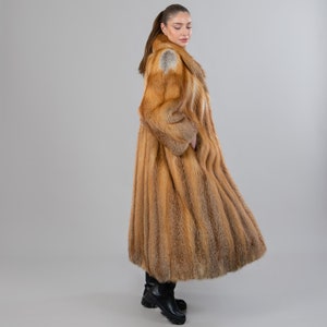Genuine Gold Fox Fur Freudenberg Comfortemp® Coat