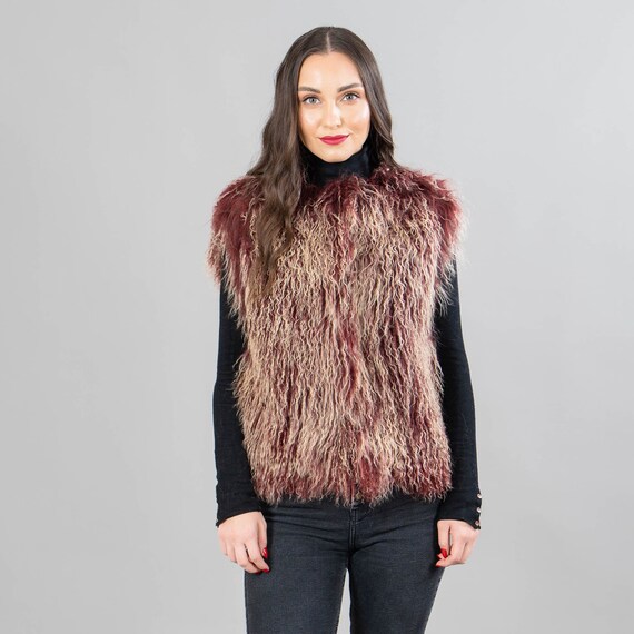 Sheep top fur vest