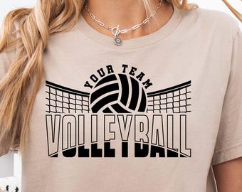 Volleyball Team Svg, Volleyball Mom Svg, Volleyball Shirt Svg, Personalized Volleyball Svg, Volleyball Player Svg