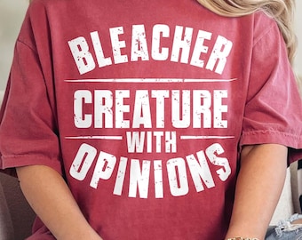 Bleacher Creature With Opinions Svg Png, Funny Sports Svg, Sports Mom Svg, Game Day Svg, Athletic Svg, Funny Football Mom Svg