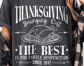 Family Thanksgiving Svg, Family Dysfunction Png Svg, Thanksgiving Family Shirt Svg, Sarcastic Thanksgiving Svg, Funny Turkey Svg