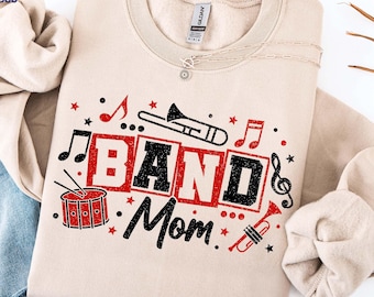 Band Mom Svg PNG, Marching Band Svg, Band Mama Svg, Music Mom Svg, Band Mom Glitter Svg, School Band Shirt
