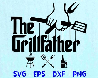 the grillfather svg, dad svg, grill master   svg, father's day svg, grill svg, fathers   day svg