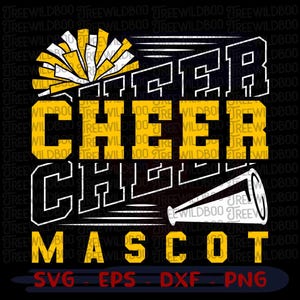 Cheer Team Template SVG, Cheer SVG, Cheerleading png, Cheerleader Squad svg, Cheer Mom SVG, Pom Pom Svg, Cheer Coach, Megaphone svg