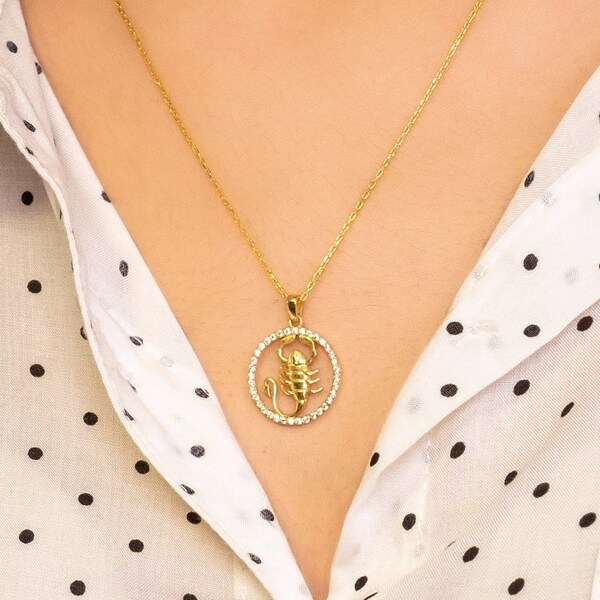 Scorpio Statement Beaded Collar Necklace