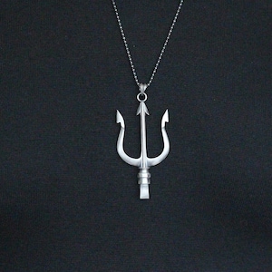 Trident of Poseidon Necklace, Poseidon’s Spear Fantasy Necklace, Sea God Necklace, Greek Mythology Necklace, Unique Gifts Him