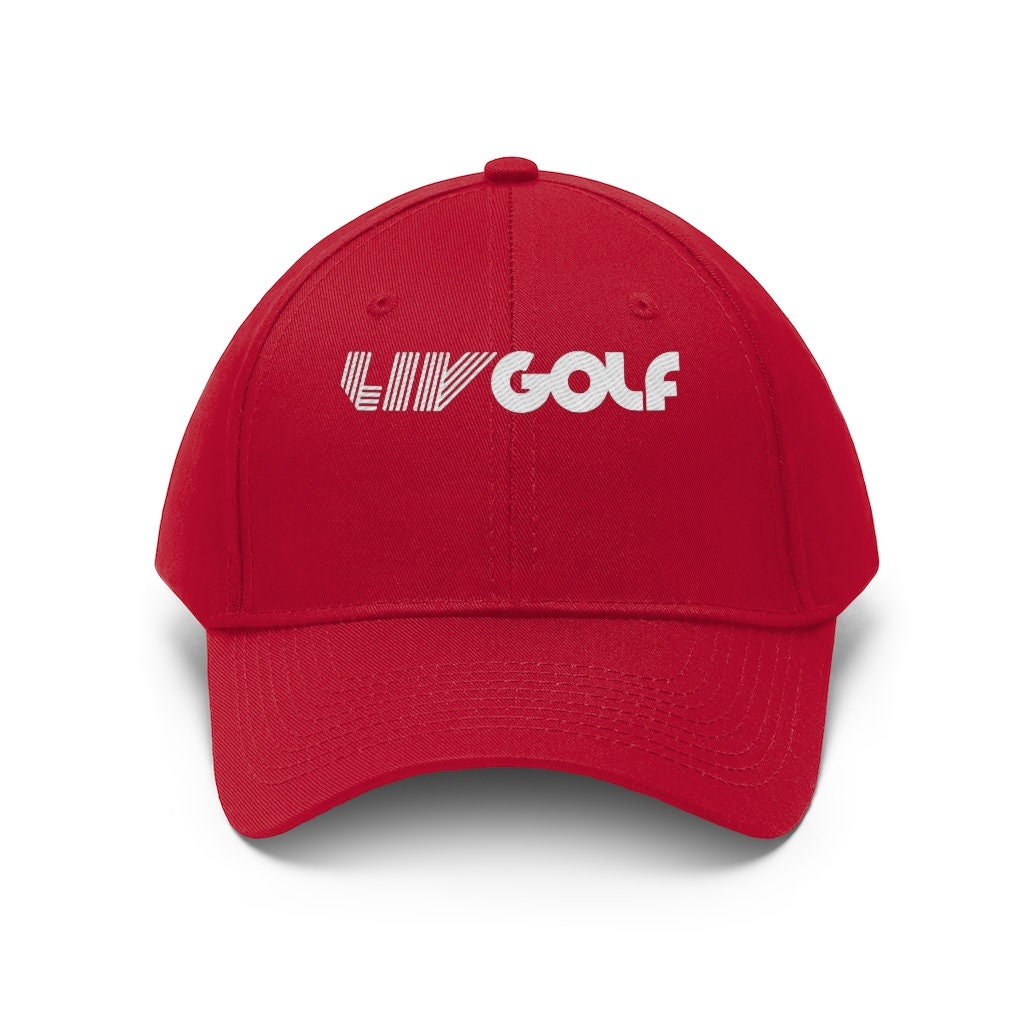 LIV Golf Tour Custom Imperial Performance Cap Cap , Unisex Twill Hat Embroidery