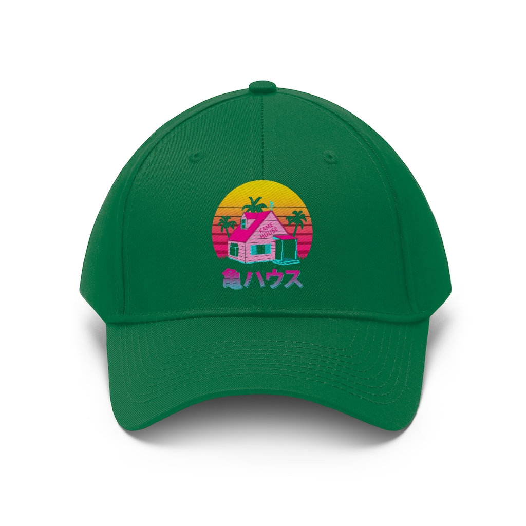 kame house Cap , Unisex Twill Hat Embroidery