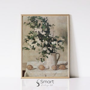 Kitchen Still Life Art Print,Still Life Painting for Kitchen,Flower Still Life Print,Botanical Kitchen Decor,Kitchen Wall Art Printable,144