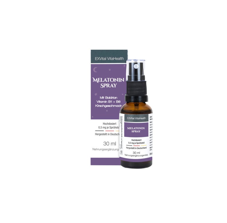 Melatonin Spray With Valerian & Vitamin B1 B6 0.5 Mg Etsy
