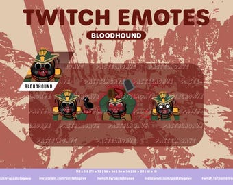 Paquete de gestos Bloodhound de Apex Legends: 3 gestos de Twitch, YouTube y Discord / S0 Bloodhound