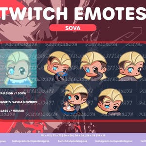Valorant Sova Emote Pack – 5 Twitch, YouTube & Discord Emotes | Valorant Streamer Assets