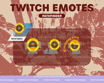 Apex Legends Pathfinder Emote Pack – 3 Twitch, YouTube & Discord Emotes | S0 Pathfinder