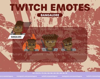 Apex Legends Bangalore Emote Pack – 3 emotikony Twitch, YouTube i Discord | S0 Bangalore