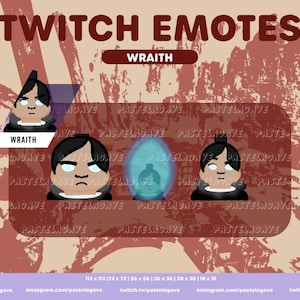 Apex Legends Wraith Emote Pack – 3 Twitch, YouTube & Discord Emotes | S0 Wraith