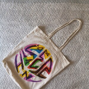 Bolsos de tela pintados a mano sale