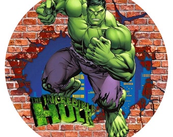 Fondant Tortenaufleger Tortenbild Hulk N1 