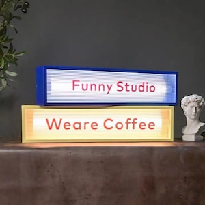 Customized Light Box,Acrylic Metal Light Box,Corrugated Acrylic Letter Custom Light Box,Rectangular Led Light Box,Coffee Shop Logo Sign