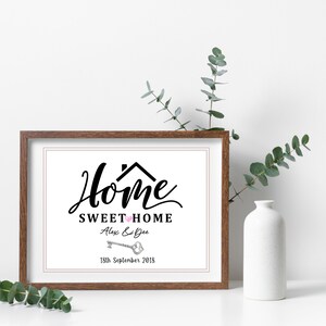 Our First Home, Housewarming Gift, New Home Gift, Home Art, Home Gift, Family Home, Home Decor, Home Owner, New Home, A3 Size Print, Digital