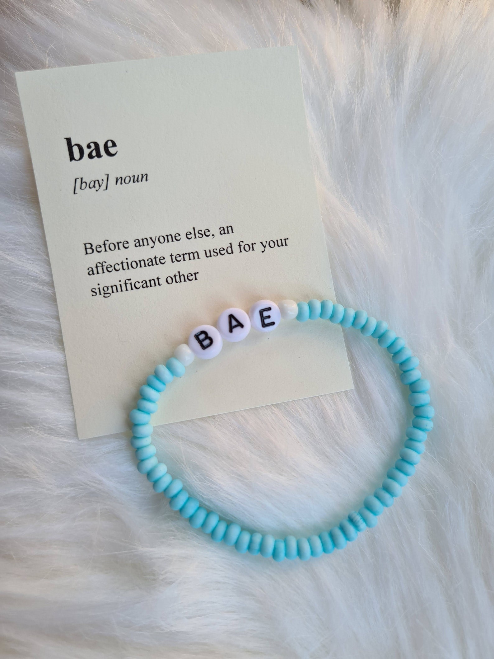 Funny Personalised Beaded Bracelet Slang Words Askhole Etsy Canada