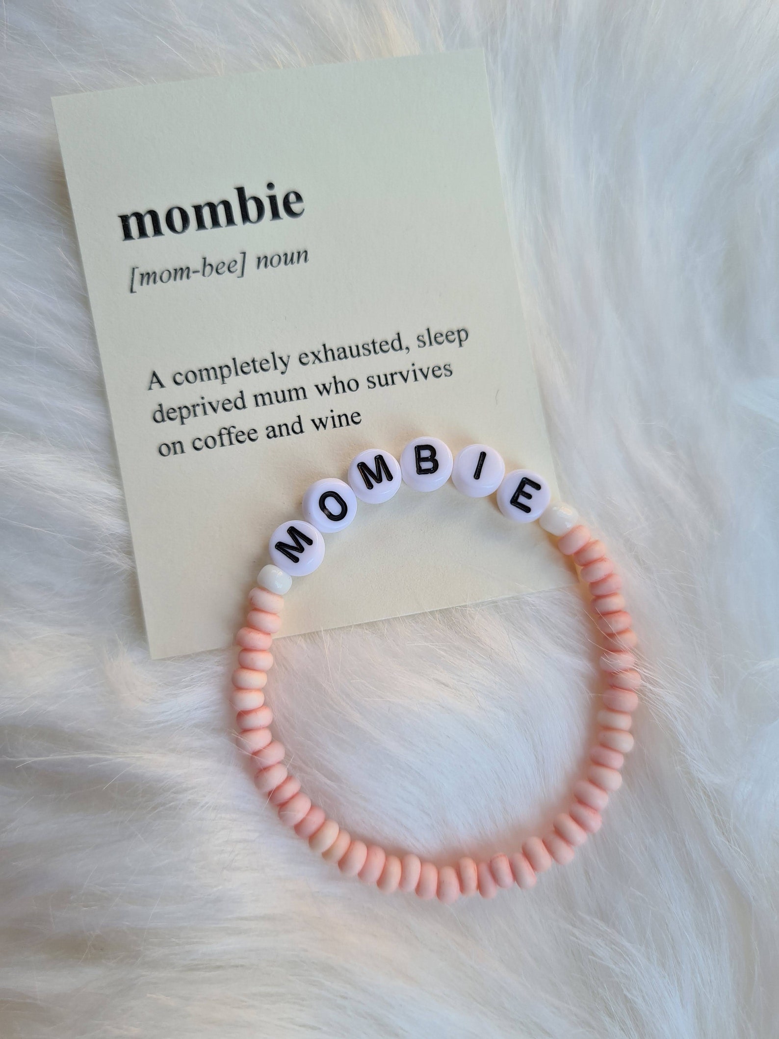 Funny Personalised Beaded Bracelet Slang Words Askhole Etsy Canada