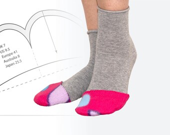 Fleece Toe Warmers Sewing Pattern: Adult Sizes (PDF Digital Download)