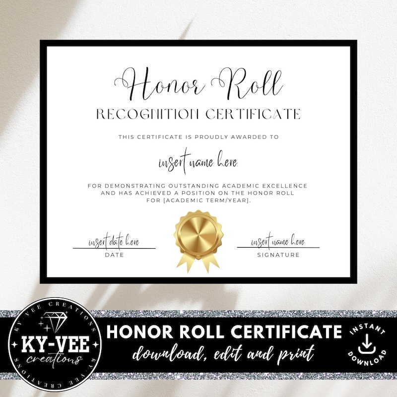 Principal #39 s Honour Roll Etsy UK