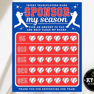 Editable Baseball Calendar Fundraiser Pick a Date to Donate -  Portugal