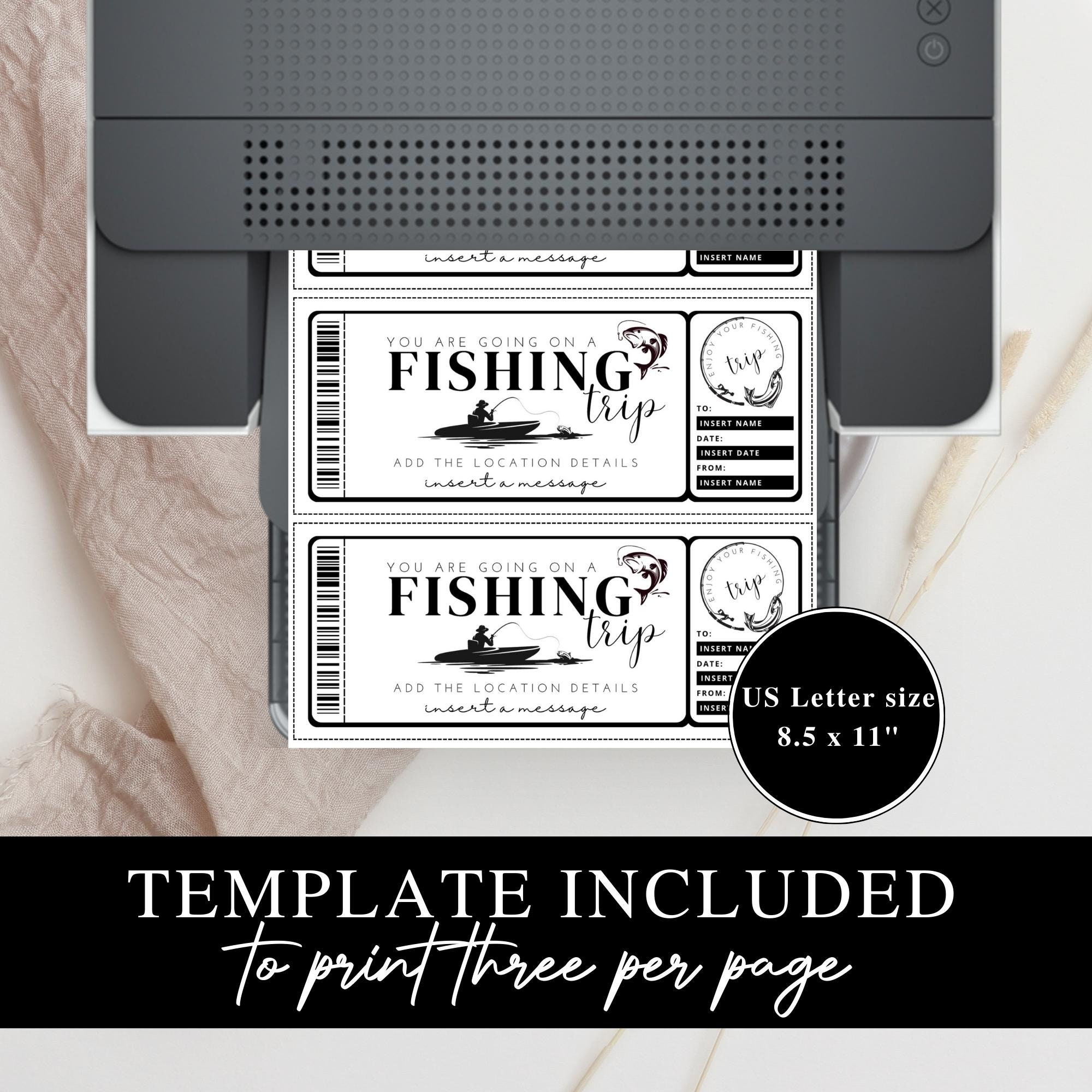 Printable Fishing Gift Certificate Template INSTANT DOWNLOAD Etsy Printable Fishing Gift Certificate Template INSTANT DOWNLOAD Etsy