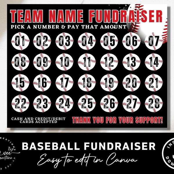 Fundraising Program Template Etsy