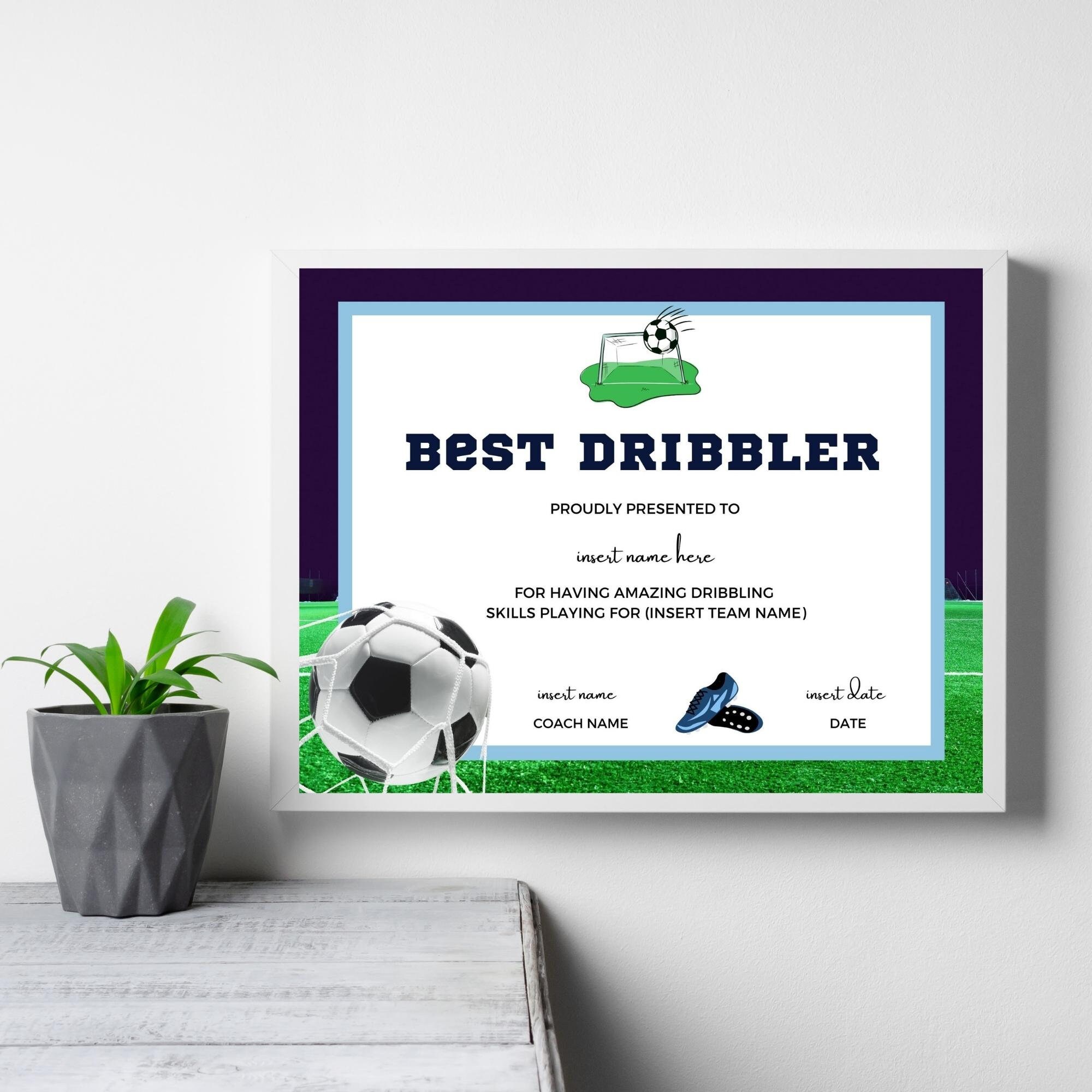 15 Printable Soccer Award Certificates INSTANT DOWNLOAD - Etsy