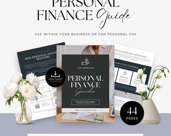 Personal Finance Guide, Budgeting Tips, Money Mindset Ebook, Financial Literacy, Coaching Tool, Finance, Coach resource, Money Mindset book