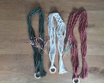 HANG ON | Hanging light macrame boho style succulents | Houseplants | hanging basket | New colors!!!