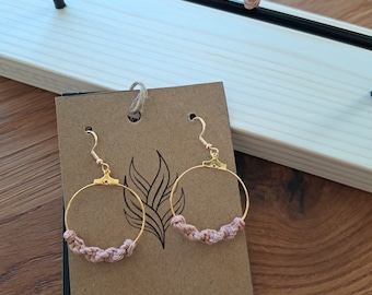 FILIGREE | Macrame Earrings | Creoles | 925 sterling silver | Gold & Silver | various designs | Nickel free | Hypoallergenic