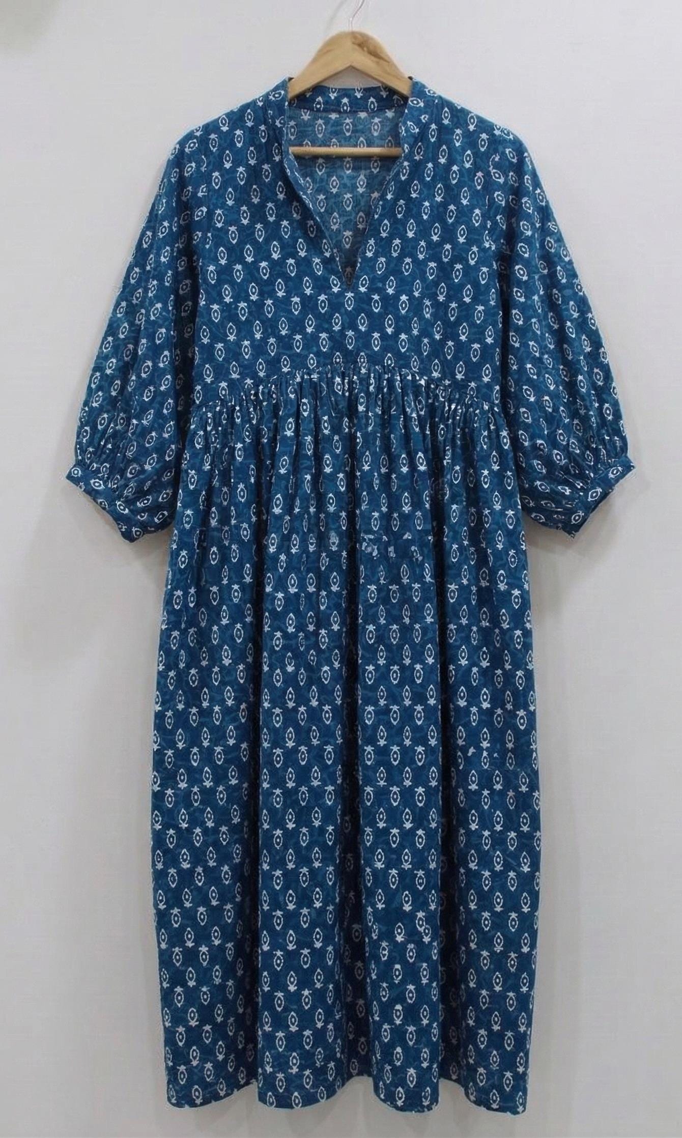 summer indian cotton dresses uk Cotton Dress Made in India